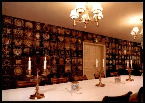 ÄLTERE POSTKARTE BREMEN HAUS SEEFAHRT SEEFAHRTSHOF GROHN WAPPENSAAL Wappen blason coat of arms Ansichtskarte postcard AK