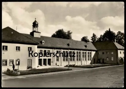 ÄLTERE POSTKARTE LOBENSTEIN THÜRINGEN KULTURHAUS 1962 Ansichtskarte AK cpa postcard