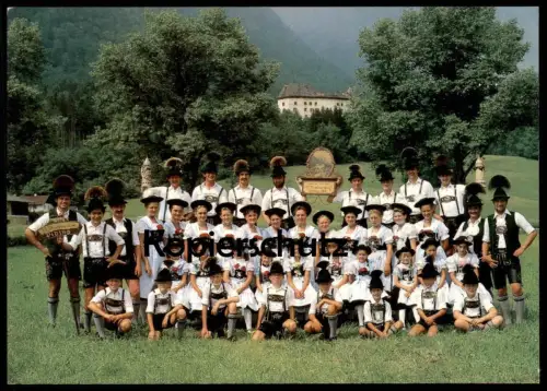 ÄLTERE POSTKARTE D'STAUFENECKER GEBIRGSTRACHTEN ERHALTUNGSVEREIN PIDING Tracht traditional costume folclorique postcard