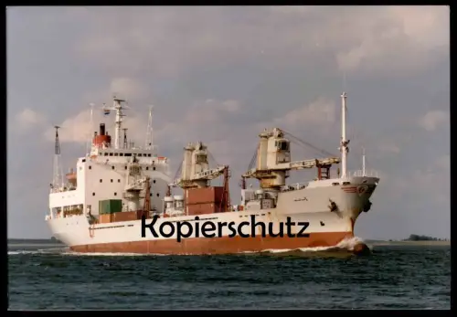 ÄLTERE FOTO POSTKARTE M.S. EL JEM SCHELDE 14.08.1994 FRACHTSCHIFF Schiff cargo ship postcard photo Ansichtskarte AK