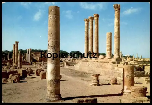 ÄLTERE POSTKARTE SABRATHA ANTIQUITIES LIBYA LIBIA LIBYEN Libiya Sabrata cpa postcard Ansichtskarte AK
