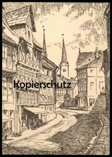 ÄLTERE POSTKARTE HÖXTER BLICK AUF DIE ALTE KREUZUNG MARKTSTRASSE Ansichtskarte AK postcard cpa