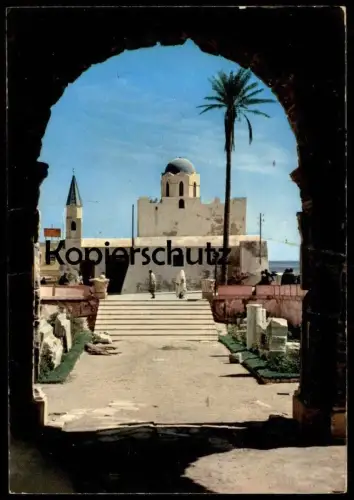 ÄLTERE POSTKARTE MOSCHEA SIDI ABDULUHAB MOSQUE LIBYA LIBIA TRIPOLI LIBYEN MOSCHEE Tripolis Libiya postcard Ansichtskarte