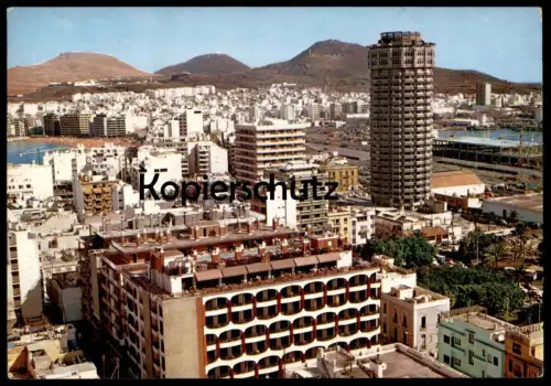 ÄLTERE POSTKARTE ZONA TURISTICA LAS CANTERAS LAS PALMAS GRAN CANARIA HOTEL Islas Canarias AK cpa postcard Ansichtskarte