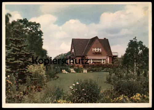 ALTE POSTKARTE ELMSHORN HORSTMANN GROSSGÄRTNEREI SAATFACHGESCHÄFT BAUMSCHULE GARTENBAU cpa postcard Ansichtskarte AK