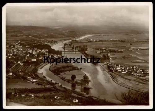 ALTE POSTKARTE ELBLANDSCHAFT LEITMERITZ LITOMERICE LICHTBILD VON THEO EXLER Aussig Böhmen ceska republika czech republic