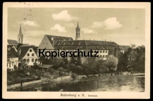 ALTE POSTKARTE ROTTENBURG AM NECKAR SEMINAR AK Ansichtskarte postcard Baden-Württemberg