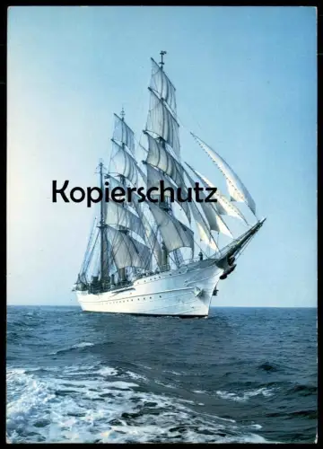 ÄLTERE POSTKARTE SEGELSCHIFF BRIEFMARKE KIELER WOCHE sailing vessel bateau voilier Schiff ship Ansichtskarte AK postcard