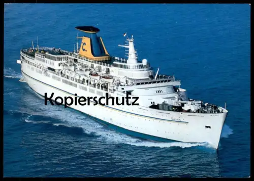 ÄLTERE POSTKARTE M/S MS DANAE COSTA KREUZFAHRTSCHIFF DAMPFER steamer ship bateau Ansichtskarte AK postcard cpa