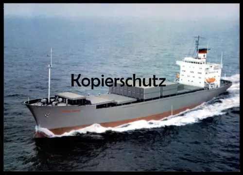 ÄLTERE POSTKARTE FRACHTSCHIFF MS ATLANTICA LIVORNO DEUTSCHE DAMPFSCHIFFFAHRTS-GESELLSCHAFT HANSA Schiff ship postcard