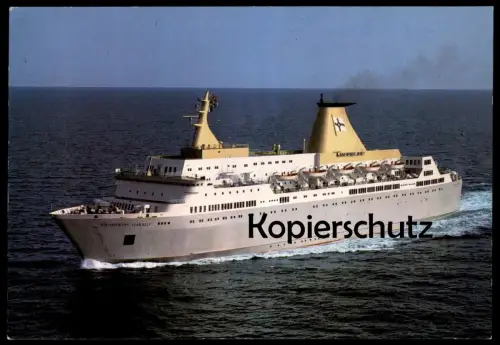 ÄLTERE POSTKARTE KRONPRINS HARALD AUF SEE FÄHRSCHIFF FÄHRE ferry Schiff Motorschiff ship bateau Ansichtskarte postcard