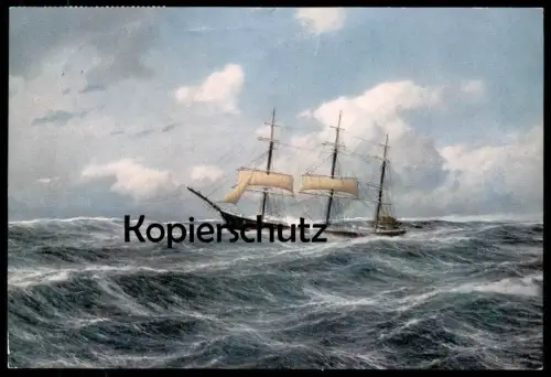 ÄLTERE KÜNSTLER POSTKARTE CAP HORNIERS AMICALE INTERNATIONALE DES CAPITAINES AU LONG COURS VOLLSCHIFF Schiff ship cpa