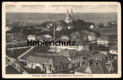 ALTE POSTKARTE ZEMSKY USTAV PRO DETI TUBERKULOSNI KOSUMBERK U LUZE ceska republika Tschechische Republik czech republic