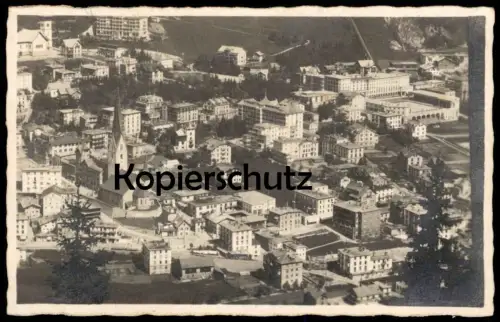 ALTE POSTKARTE DAVOS PANORAMA GESAMTANSICHT TOTALANSICHT Schweiz Helvetia Suisse Ansichtskarte AK cpa postcard