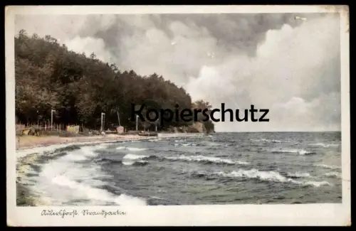 ALTE POSTKARTE ADLERSHORST STRANDPARTIE STRAND OSTSEE ZOPPOT Danzig Sopot cpa AK Ansichtskarte postcard