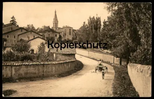 ALTE POSTKARTE VILLERS LES NANCY FRAU ZIEHT KARREN ZWEI HUNDE FRANKREICH dog chien cpa postcard AK Ansichtskarte
