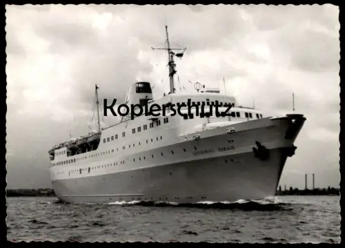 ÄLTERE ORIGINAL FOTO POSTKARTE KRONPRINS HARALD KIEL OSLO FÄHRSCHIFF FÄHRE ferry Schiff Motorschiff ship cpa photo