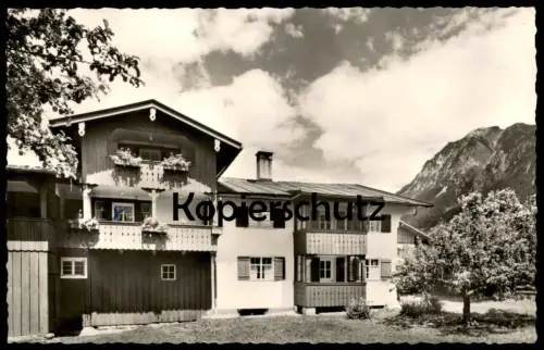 ÄLTERE POSTKARTE ERNST SCHEDLER OBERSTDORF ZIMMER MIT FLIESSENDEM WASSER ALLGÄU AK Ansichtskarte cpa postcard