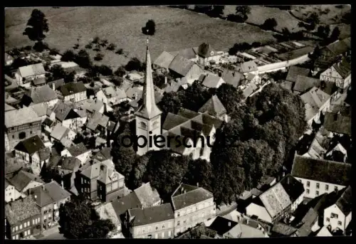 ÄLTERE POSTKARTE BRAKEL LUFTBILD KATH. PFARRKIRCHE ST. MICHAEL Kirche Höxter church église Ansichtskarte postcard cpa AK