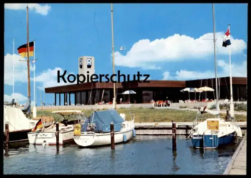 ÄLTERE POSTKARTE JACHTHAFEN MARINA STAVOREN YACHTHAFEN SPORTBOOTE BOOTE SEGELBOOTE MISTRAL DELPHIN ADAC KÖLN ship