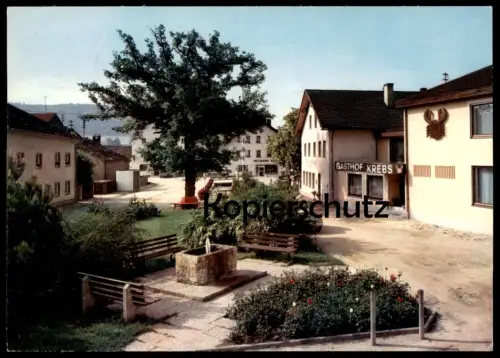 ÄLTERE POSTKARTE KINDING IM ALTMÜHLTAL MARKTPLATZ GASTHOF KREBS Krabbe crab crustacean Ansichtskarte AK cpa postcard