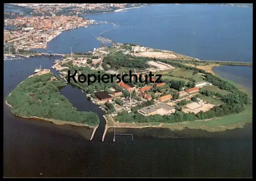 ÄLTERE POSTKARTE DER DÄNHOLM WIEGE PREUSSISCHER MARINE INSEL AK Ansichtskarte postcard cpa