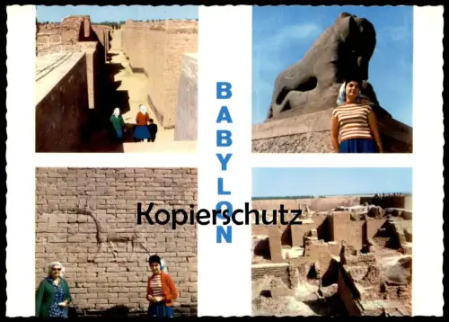 ÄLTERE POSTKARTE BABYLON BABYLONE Babel Irak Iraq postcard Ansichtskarte AK cpa