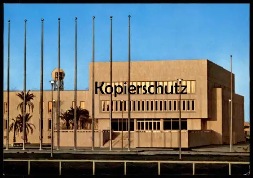 ÄLTERE POSTKARTE RIYADH BROADCASTING BUILDING Riad Riyad Saudi Arabia Saudi-Arabien Ansichtskarte cpa AK postcard