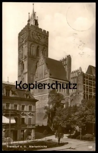 ALTE POSTKARTE FRANKFURT ODER MARIENKIRCHE KIRCHE Ansichtskarte AK cpa postcard