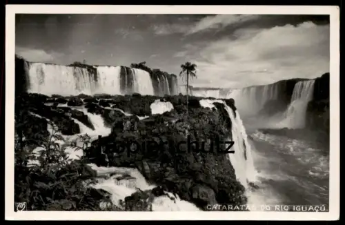 ALTE POSTKARTE CATARATAS DO RIO IGUACU Argentinien Brasilien Argentina L'Argentine Brazil Le Brézil Wasserfall waterfall