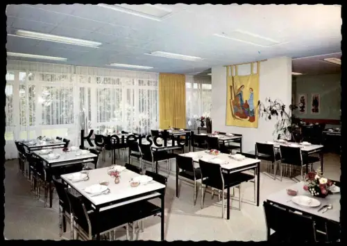 ÄLTERE POSTKARTE HORN BAD MEINBERG MARIENHEIM SPEISESAAL postcard cpa AK Ansichtskarte