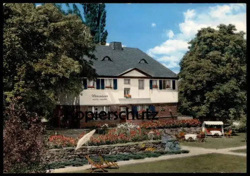 ÄLTERE POSTKARTE NIDEGGEN EIFEL WIESENHAUS HOTEL GARNI DAS KLEINE HAUS IM PARK Ansichtskarte AK cpa postcard