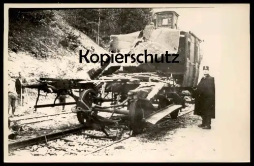 ALTE POSTKARTE SEMMERING EISENBAHNUNGLÜCK BBÖ KATASTROPHE ENTGLEISUNG train accident Zugunglück Ansichtskarte postcard