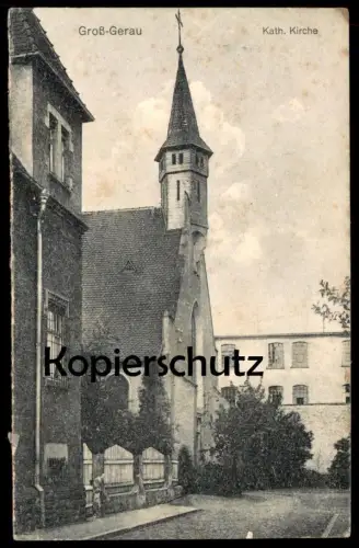 ALTE POSTKARTE GROSS-GERAU KATHOLISCHE KIRCHE church église Ansichtskarte AK cpa postcard