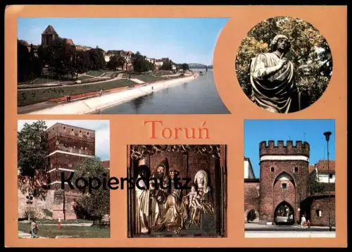 ÄLTERE POSTKARTE TORUN BULWAR FILADELFIJSKI POMNIK MKOLAJA KOPERNIKA Polska Poland Polen Ansichtskarte AK cpa postcard