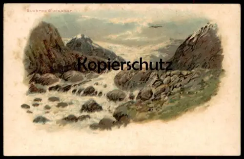 ALTE POSTKARTE BUABRAE GLETSCHER NORGE isbreen glacier Norwegen norway Norvege postcard cpa Ansichtskarte AK