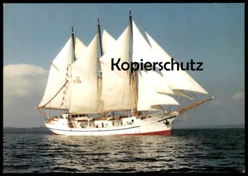 ÄLTERE POSTKARTE SEGELSCHULSCHIFF GROSSHERZOGIN ELISABETH HEIMATHAFEN ELSFLETH Schiff sailing ship AK cpa postcard