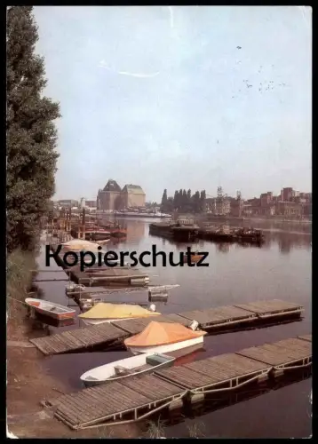 ÄLTERE POSTKARTE WITTENBERGE KREIS PERLEBERG HAFEN PANORAMA harbour port Ansichtskarte AK cpa postcard
