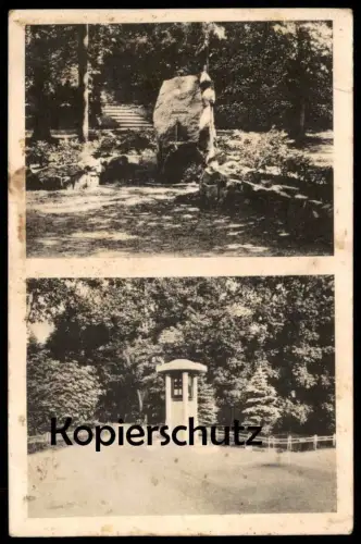 ALTE POSTKARTE HRÁDEK NAD NISOU MESTSKY SAD Tschechische Republik ceska republika Ansichtskarte postcard AK cpa