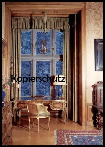 ÄLTERE POSTKARTE KRONBERG IM TAUNUS SCHLOSSHOTEL ECKE EINES WOHNSALONS Schloss Hotel postcard AK Ansichtskarte