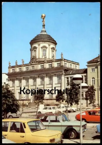 ÄLTERE POSTKARTE POTSDAM KULTURHAUS HANS MARCHWITZA STEMPEL JUGENDOBJEKT HAVELOBST Auto Trabant Sonderstempel postcard