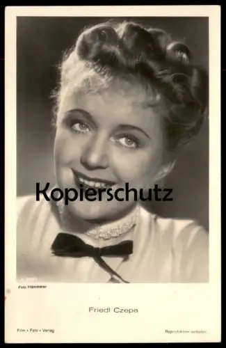 ALTE POSTKARTE FRIEDL CZEPA FILM-SCHAUSPIELERIN actress acteur actrice Film Foto Verlag postcard cpa Ansichtskarte AK