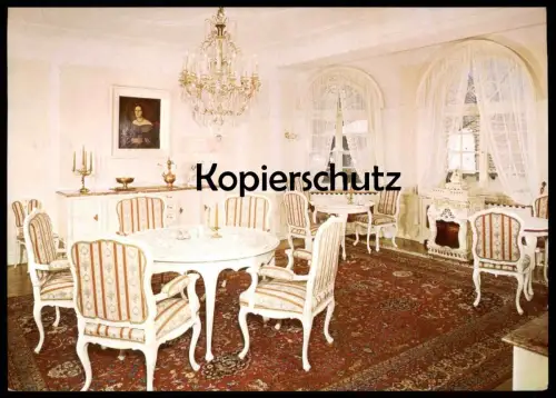 ÄLTERE POSTKARTE GARMISCH PARTENKIRCHEN HAUS TANNENBERG TEILANSICHT SPEISEZIMMER ELIZABETH BRACKMANN Ansichtskarte cpa