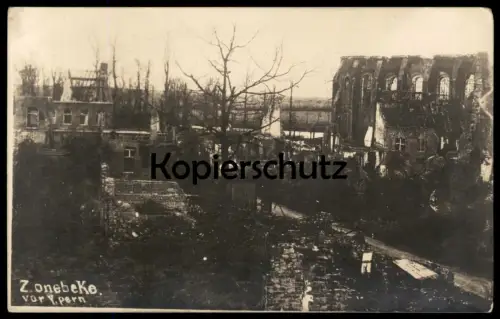 ALTE POSTKARTE ZONEBEKE VOR YPERN ZONNEBEKE IEPER Belgique Belgium Belgien cpa postcard Ansichtskarte AK
