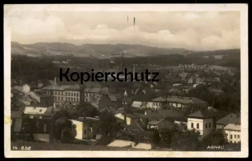 ALTE POSTKARTE ARNAU PANORAMA HOSTINNE Tschechische Republik ceska republika czech republic Ansichtskarte postcard cpa