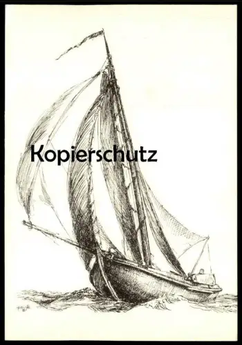 ÄLTERE KÜNSTLER POSTKARTE MARKER BOTTER PENTEKENING PETER DORLEYN BARK SCHIFF bateau sailing ship Ansichtskarte postcard