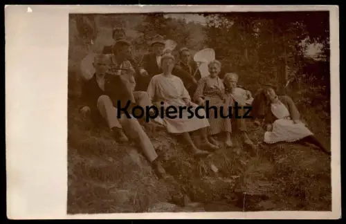 ALTE FOTO POSTKARTE FAMILIE SCHMETTERLINGSFÄNGER SCHMETTERLINGSNETZ NETZ SCHMETTERLING VERLAG SCHULZ MÜHLHAUSEN PHOTO