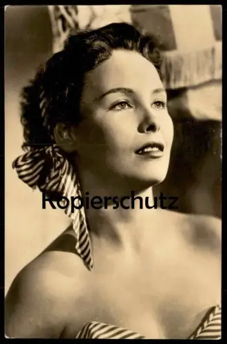 ALTE POSTKARTE CHRISTINA HUTH FILM-SCHAUSPIELERIN DEFA FILME SOMMERLIEBE STAR MIT FREMDEN FEDERN actress acteur Foto AK