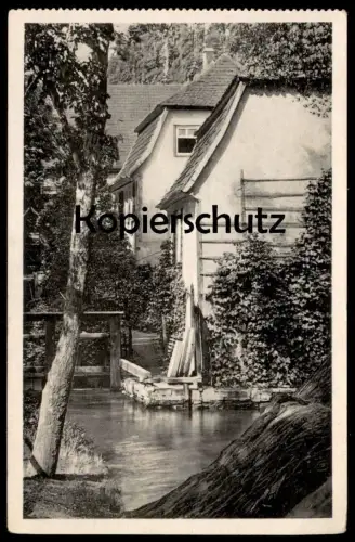 ALTE POSTKARTE ERFURT AM DÄMMCHEN WEHR STAUWEHR STEMPEL NIEDERWIESA Ansichtskarte AK cpa postcard