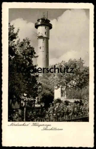 ALTE POSTKARTE INSEL NORDSEEBAD WANGEROOGE 1938 LEUCHTTURM lighthouse phare Ansichtskarte AK cpa postcard
